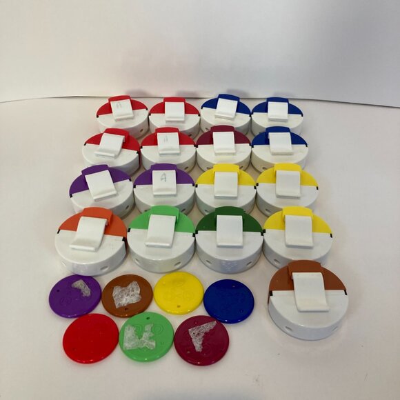 2019 POKEMON McDonalds Pokeball Disc Launcher 17 Happy Meal Toys 7 Disks - Picture 7 of 9